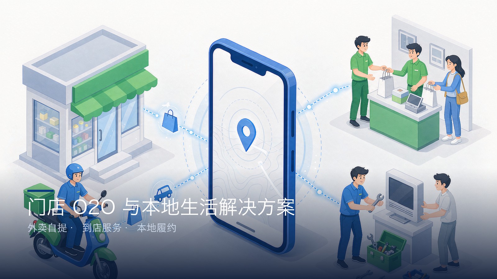 门店O2O与本地生活解决方案 内容首图