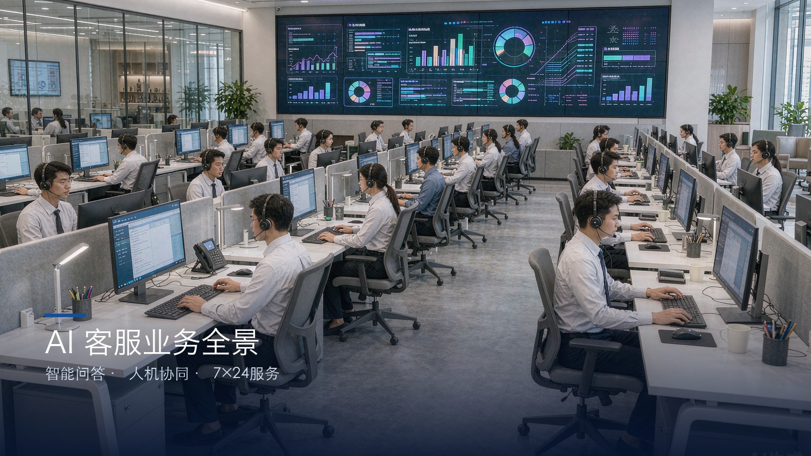 AI客服解决方案 AI 客服业务全景